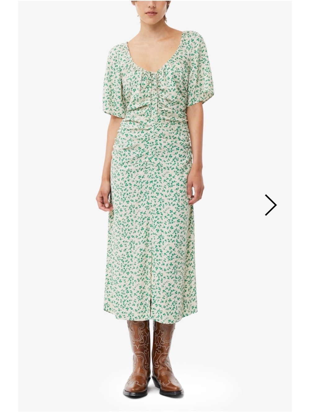 GANNI Floral Dress